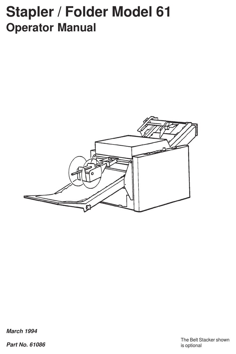 Belt Stacker 61 Operator's manual