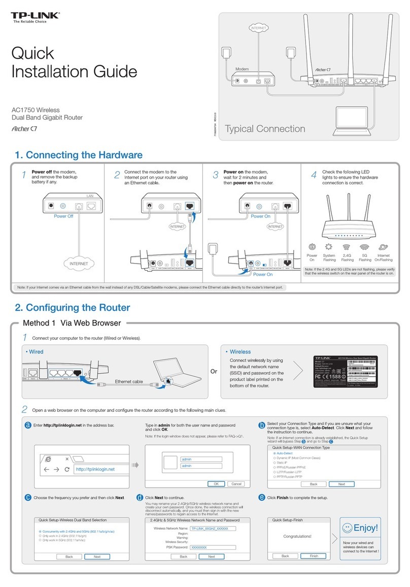 TP-Link Archer C7 User manual