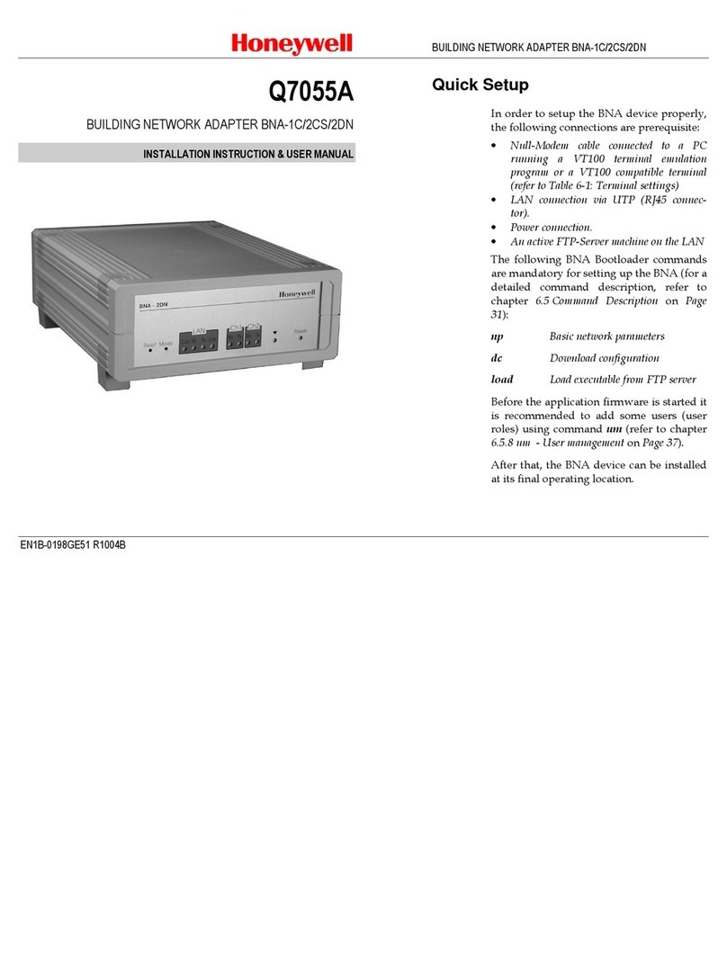 Honeywell Q7055A installation instructions