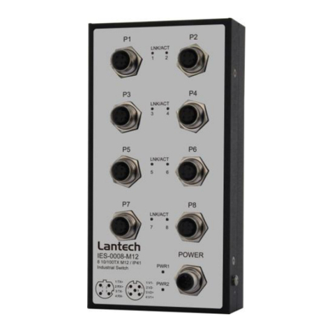 Lantech IES-0008-M12 user manual
