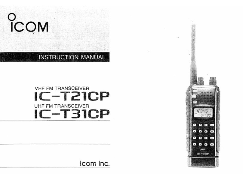 Icom IC-T21CP User manual