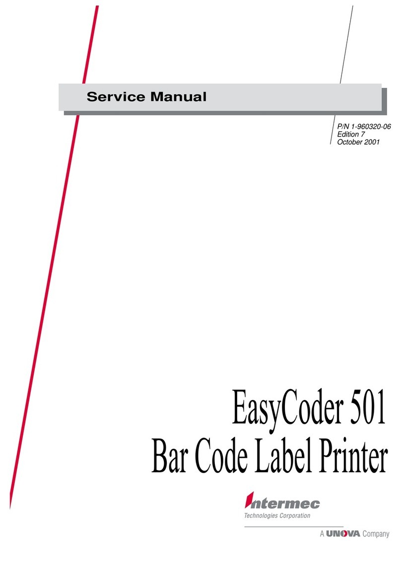 Intermec EasyCoder 501 E Service manual