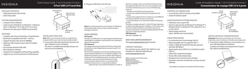 Insignia NS-PCH5420/NS-PCH5420-C User manual