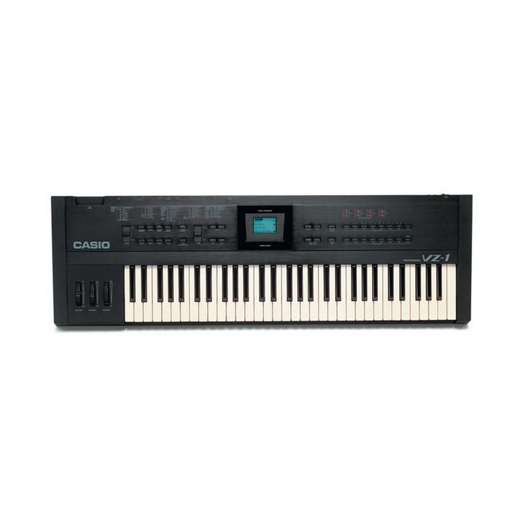 Casio VZ-1 User manual