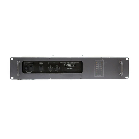 Carver PM-1200 User manual