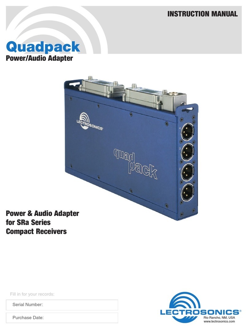 Lectrosonics Quadpack User manual