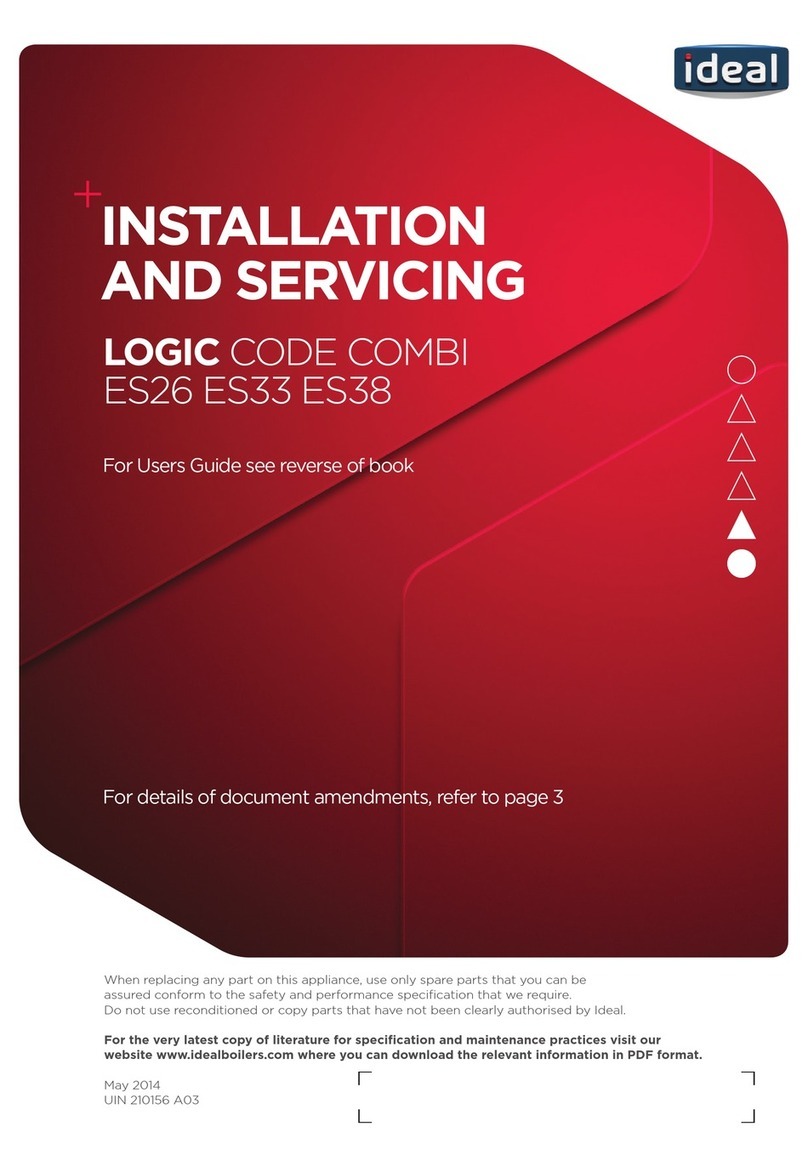 IDEAL ES26 Installation and servicing