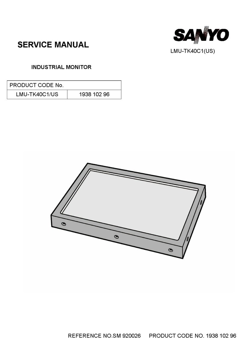 Sanyo LMU-TK40C1/US User manual