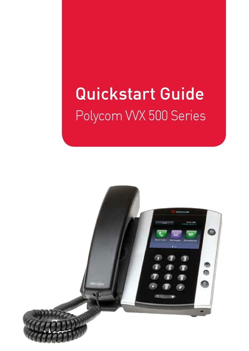 Polycom VVX 500 series User manual