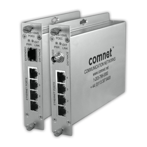 Comnet CLFE4+1SMS[POE](C User manual