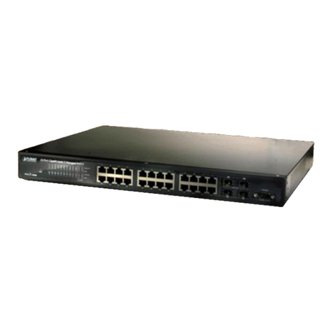 Planet Networking & Communication WGS3-24000 user manual