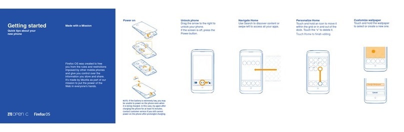 Zte open c firefox OS Getting started
