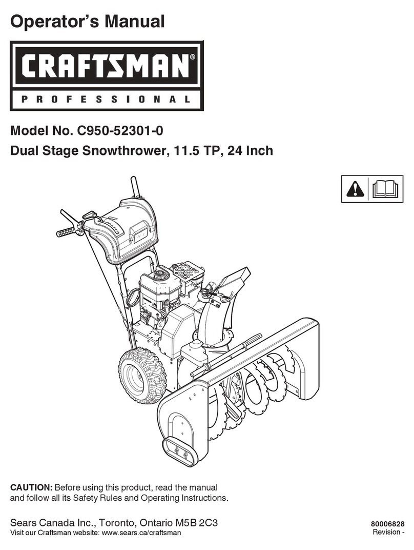 Craftsman C950-52301-0 User manual