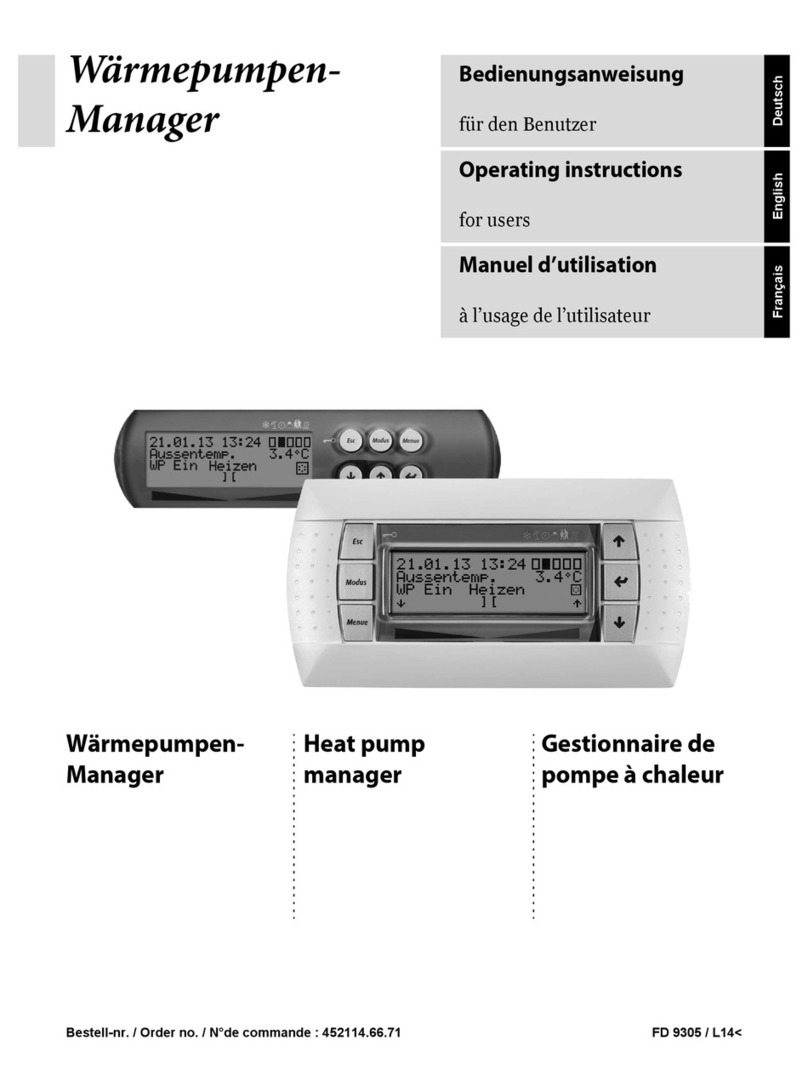 Dimplex FD 9305 operating instructions
