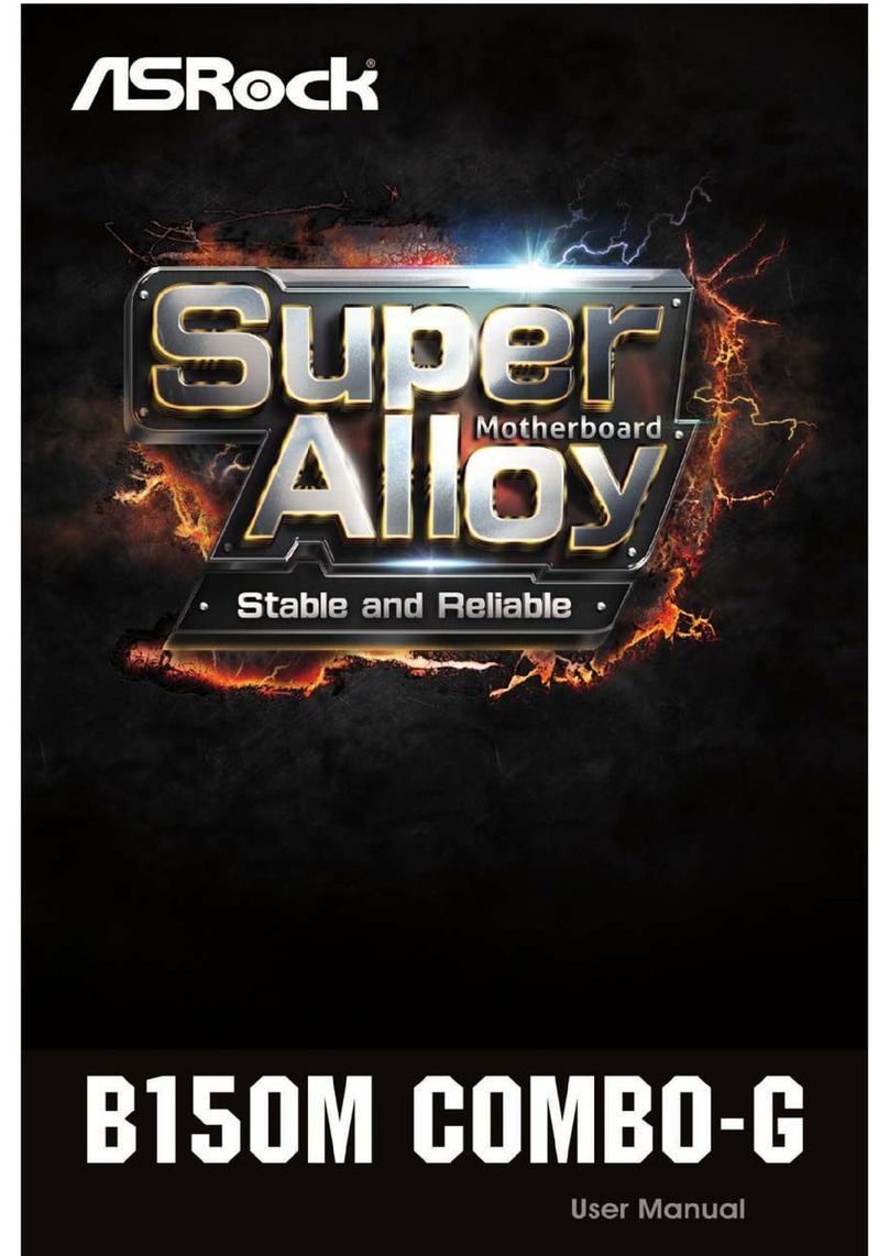 ASROCK Super Alloy B150M COMBO-G User manual
