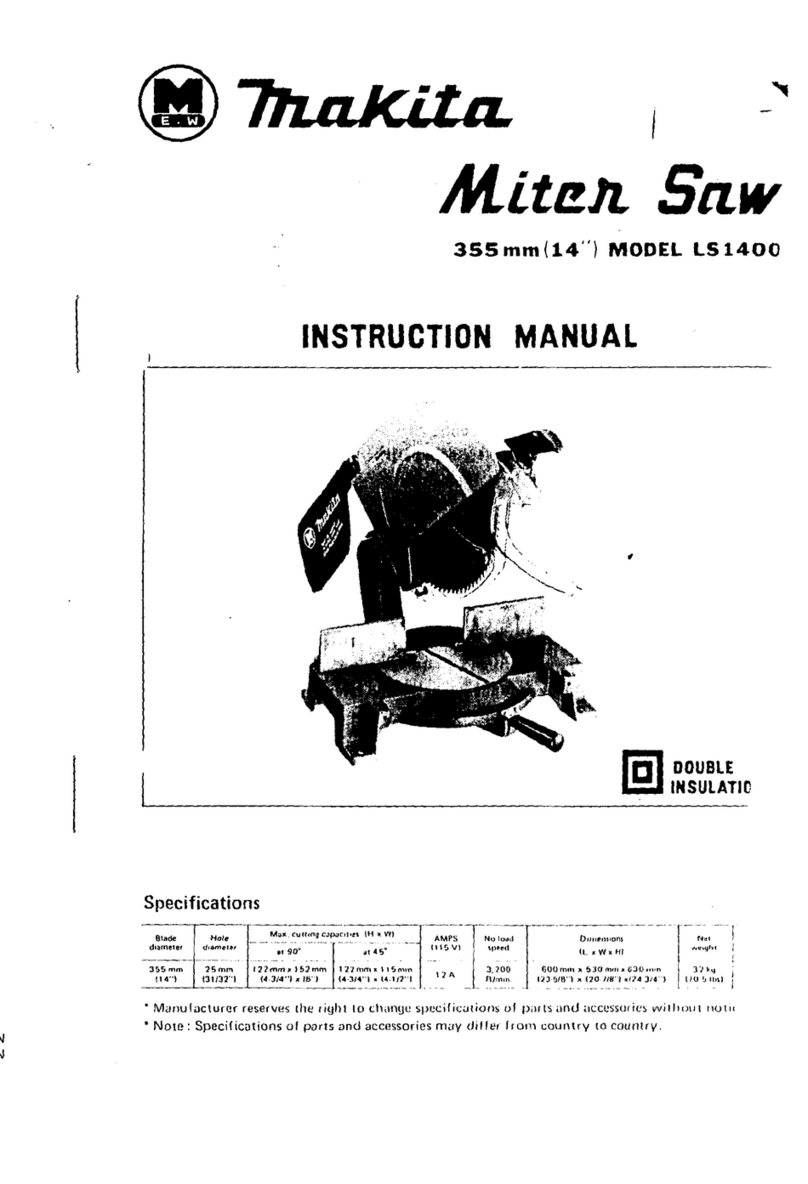 Makita LS1400 User manual