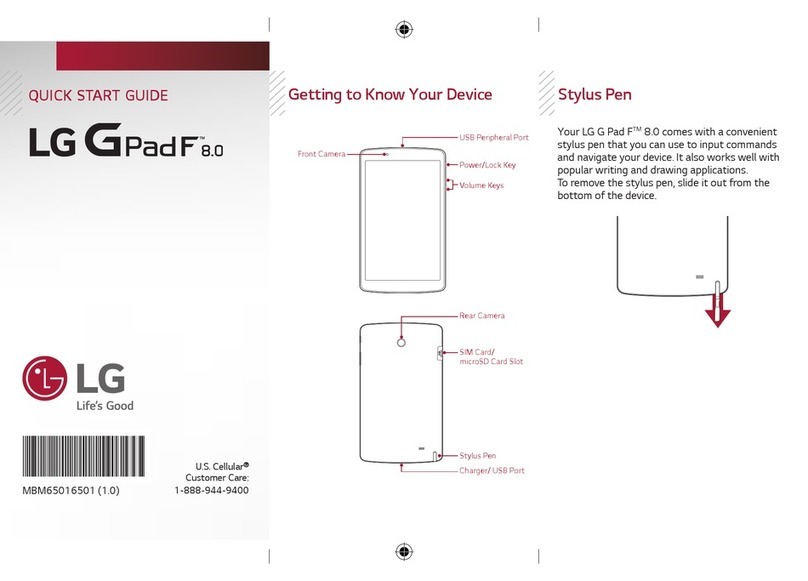 LG G Pad F 8.0 User manual