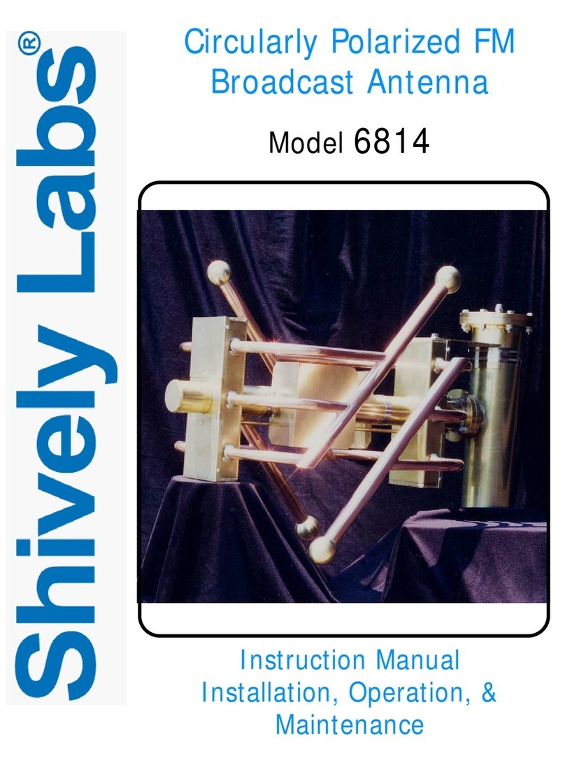 Shively Labs 6814 User manual