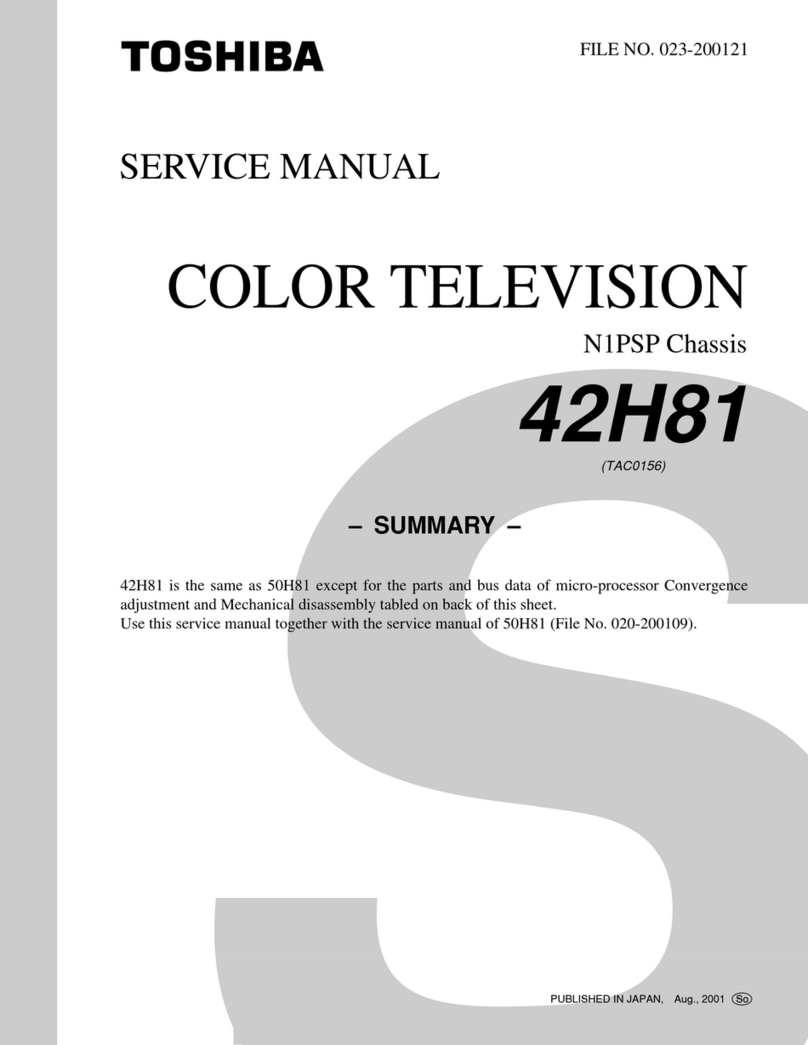 Toshiba 42H81 User manual Toshiba 42H81 User manual