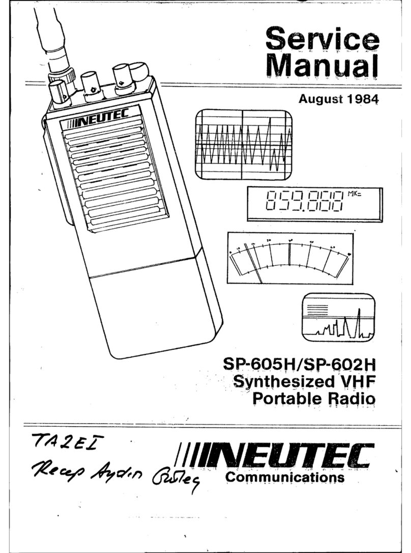 Neutec SP-605H Service manual