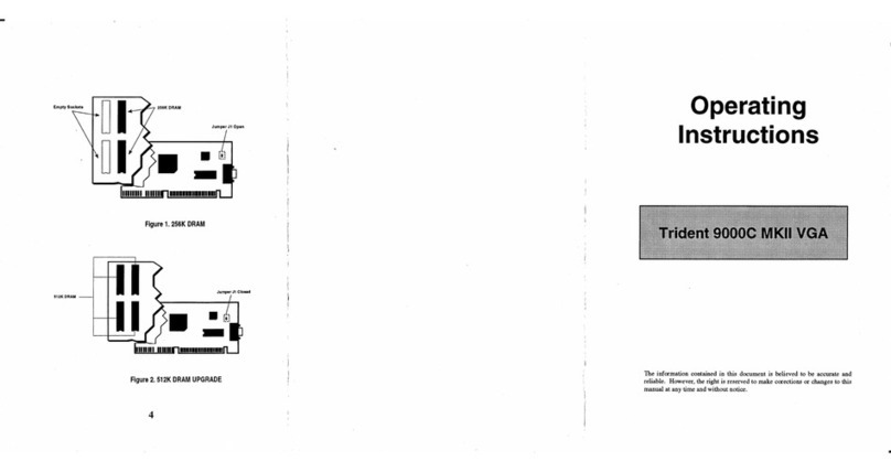 Trident 9000C MKII VGA User manual