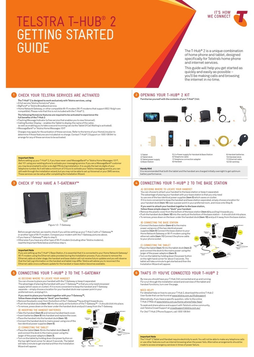 Telstra T-HUB 2 Getting started guide