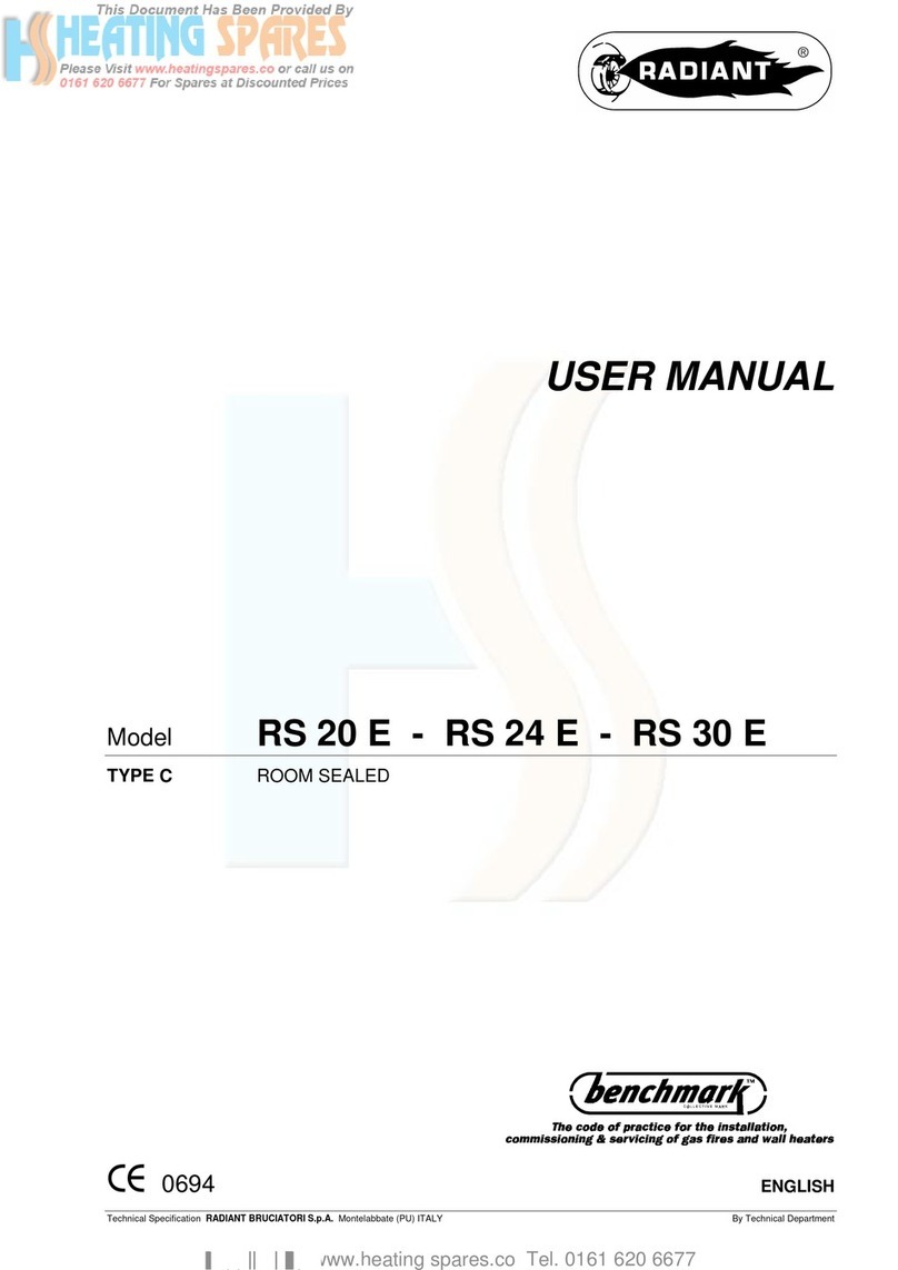 Radiant RS 20 E user manual