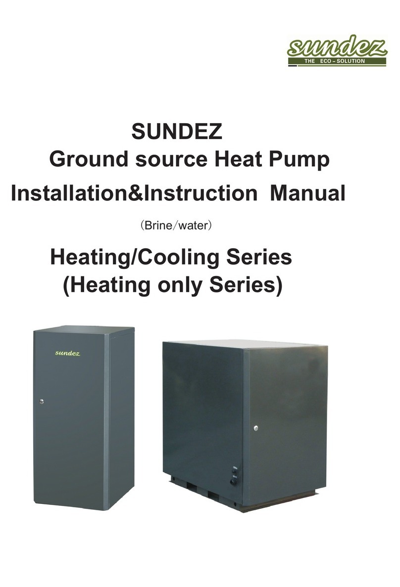 Sundez SDWW-100 Installation instructions manual
