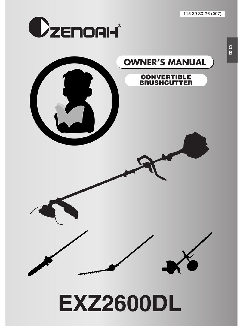 Zenoah EXZ2600DL owner's manual