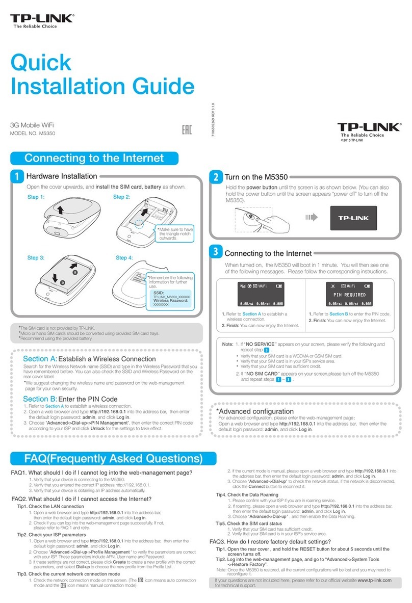 TP-Link M5350 User manual