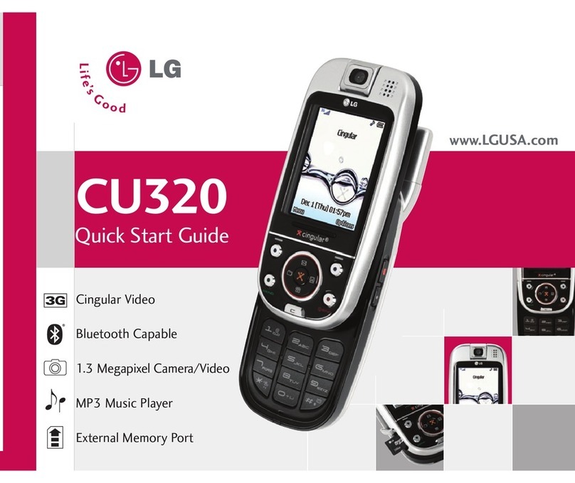 LG CU320 User manual