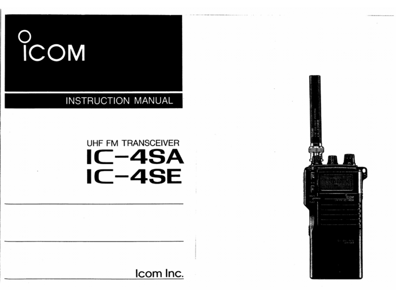 Icom IC-4SA instruction manual