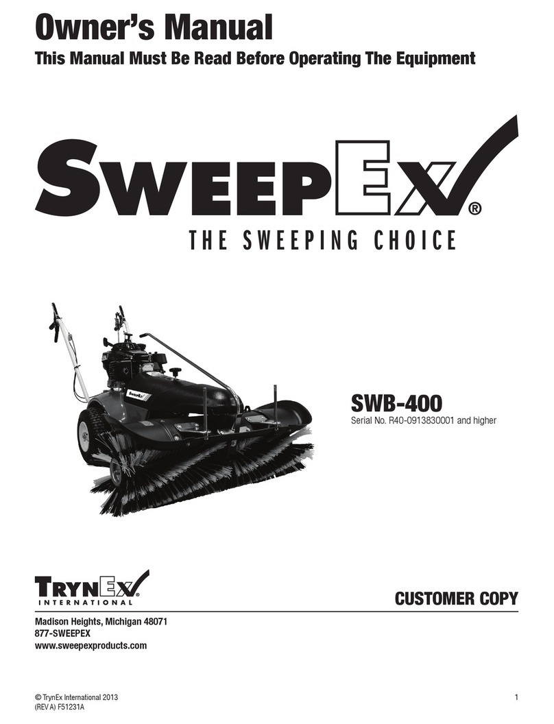 Trynex Sweepex SWB-400 owner's manual Trynex Sweepex SWB-400 owner's manual