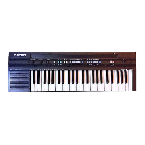 Casio Casiotone CT-360 Operation manual
