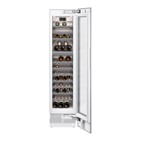 Gaggenau RW4147 Series User manual
