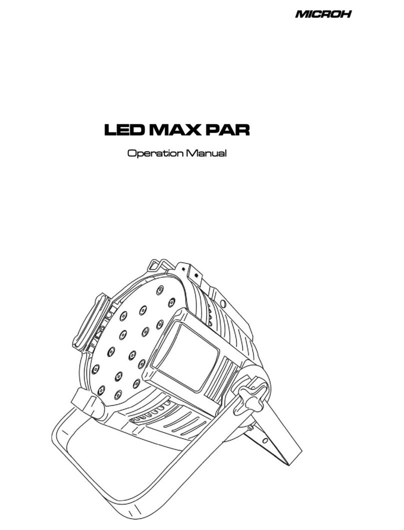 Microh LED MAX PAR User manual