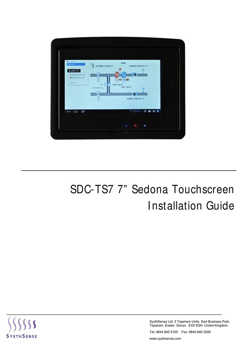 SyxthSense SDC-TS7 User manual