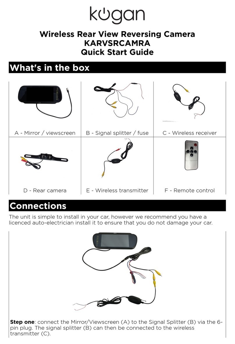 Kogan KARVSRCAMRA quick start guide