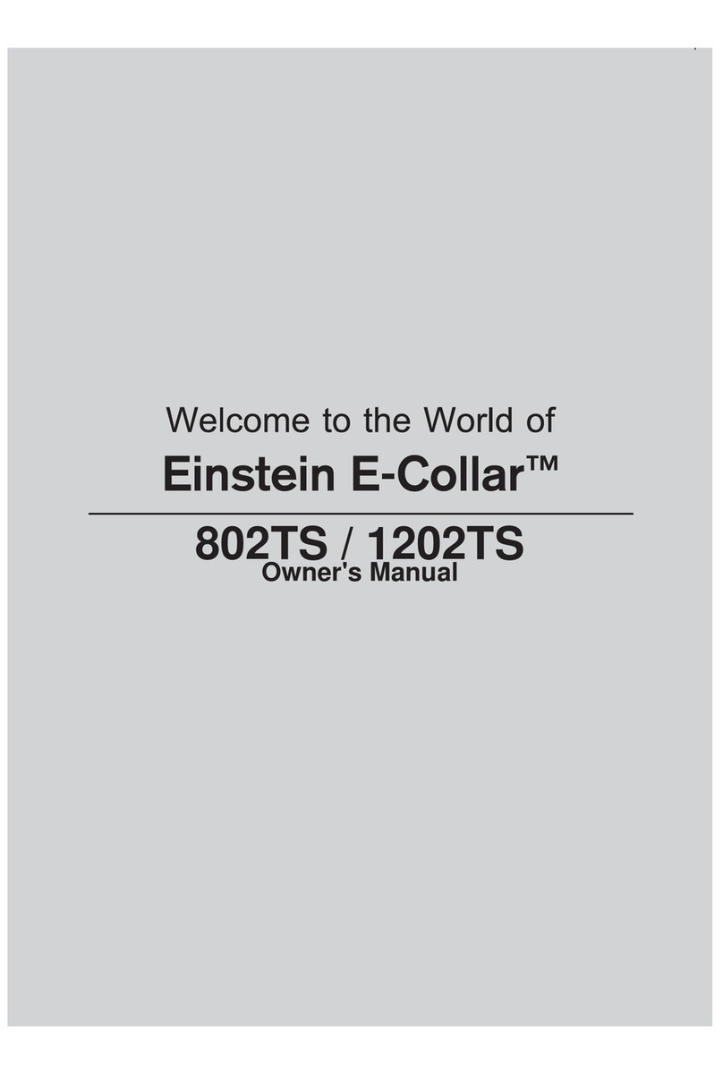 E-Collar Einstein ET-802TS owner's manual E-Collar Einstein ET-802TS owner's manual