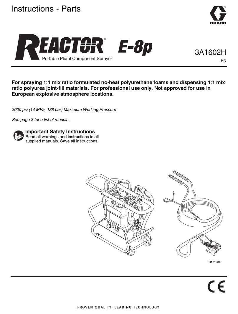 Graco Reactor E-8p 3A1602H Instructions - parts