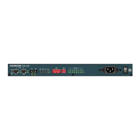 Raisecom RC831-240E User manual