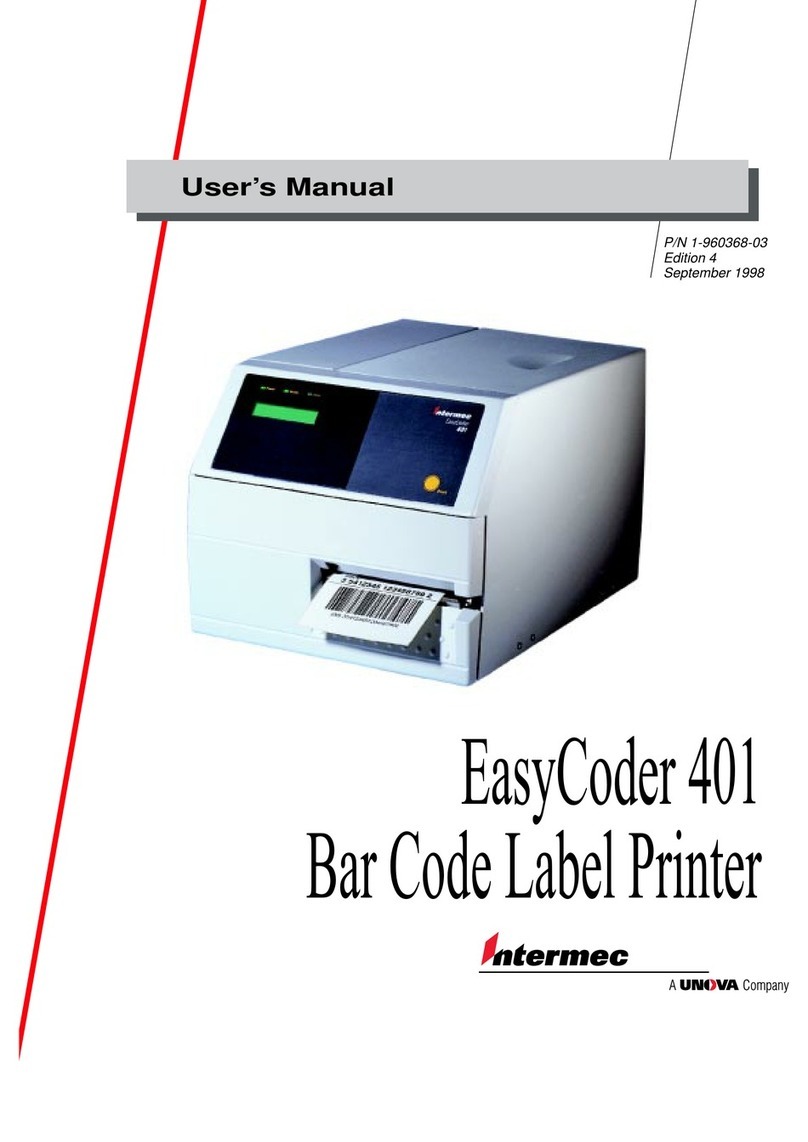 Intermec EasyCoder 401 User manual Intermec EasyCoder 401 User manual