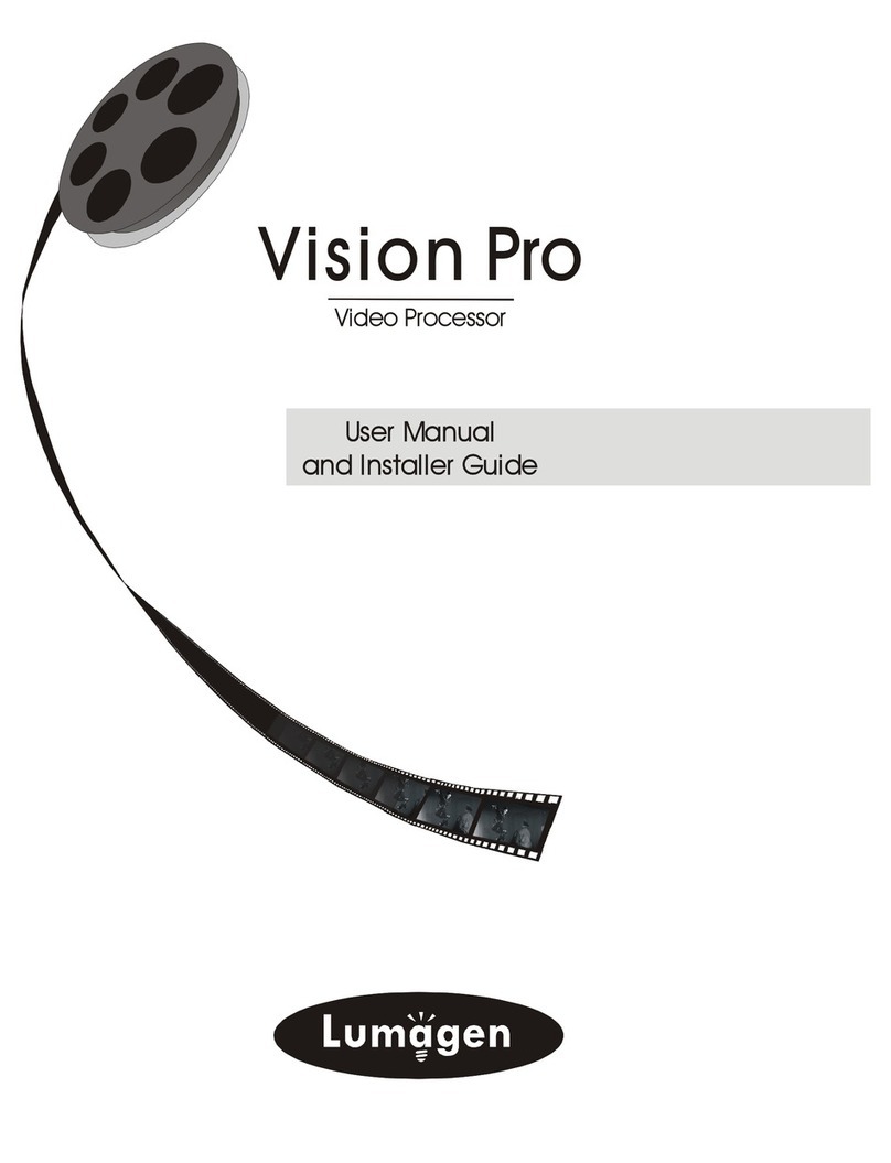 Lumagen Vision Pro Instructions for use