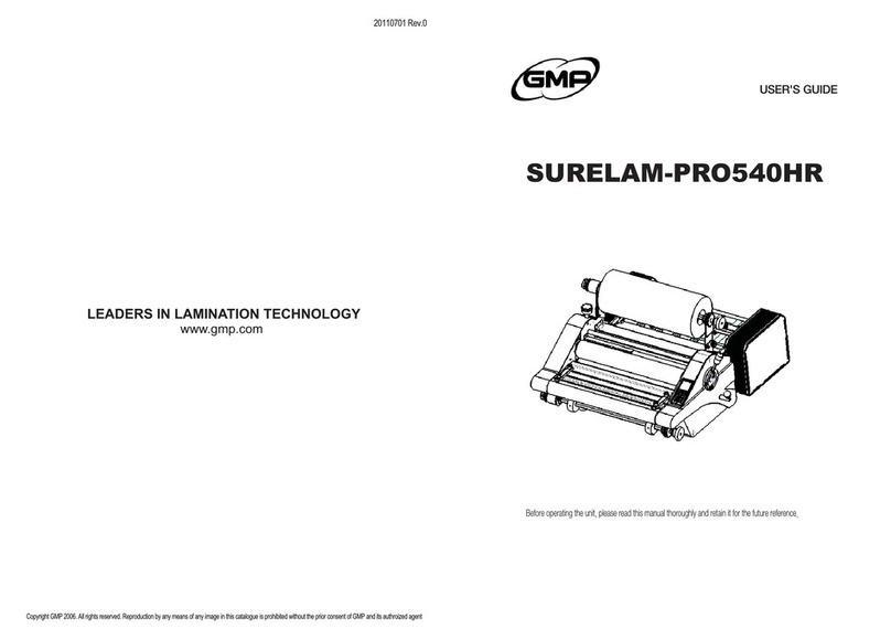 GMP SURELAM-PRO540HR user guide