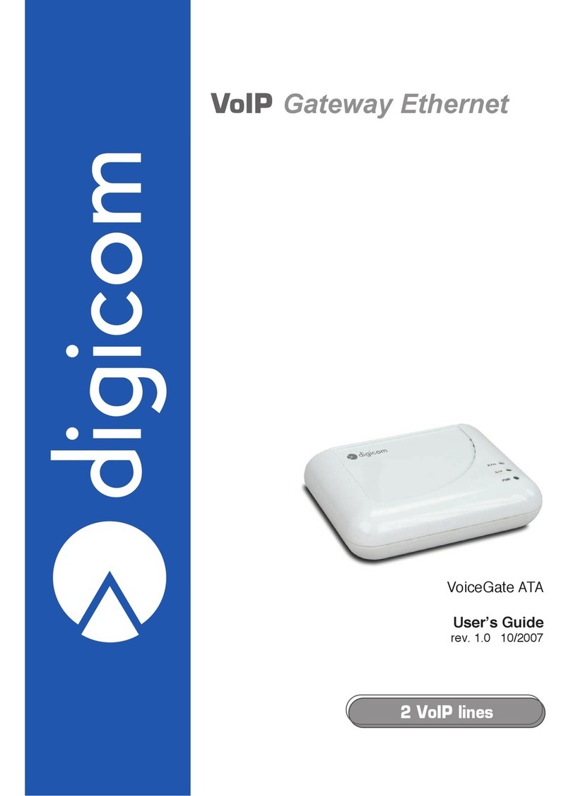 Digicom VoiceGate ATA User manual