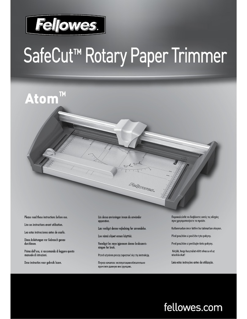 Fellowes Atom instructions