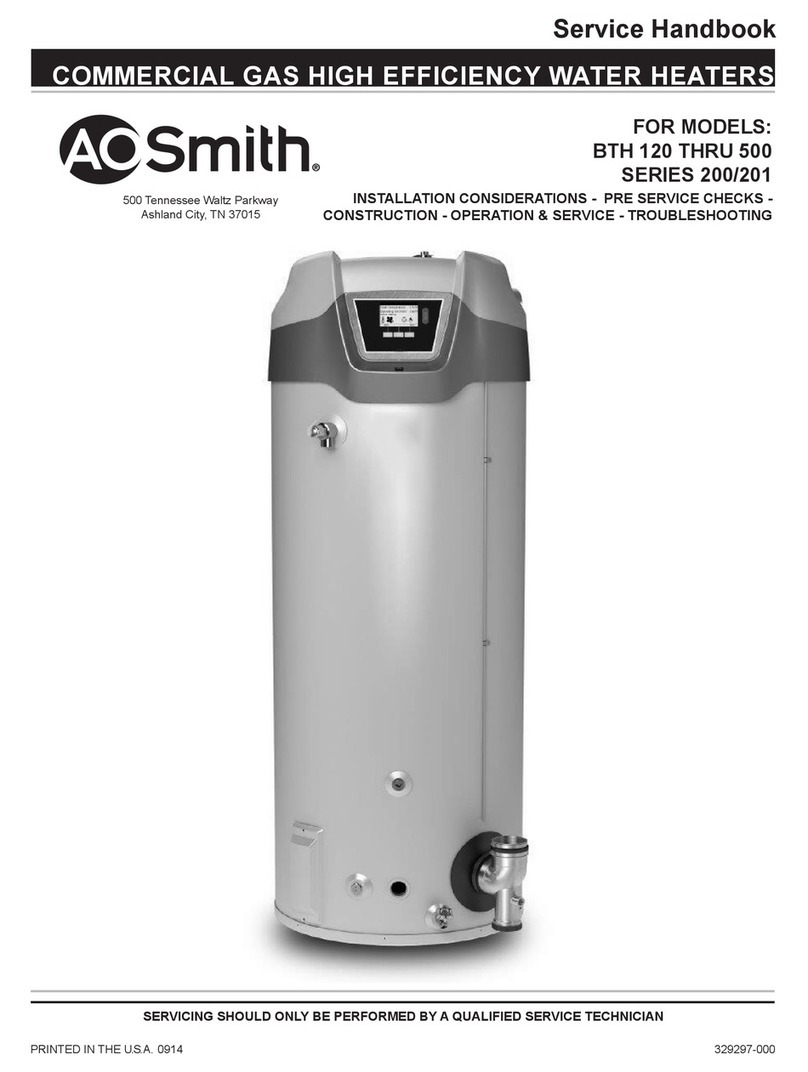 A.O. Smith BTH 120 Service handbook