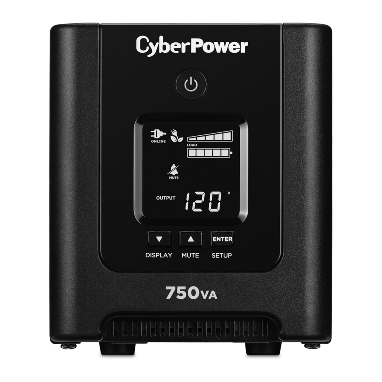 CyberPower OR750PFCLCD User manual