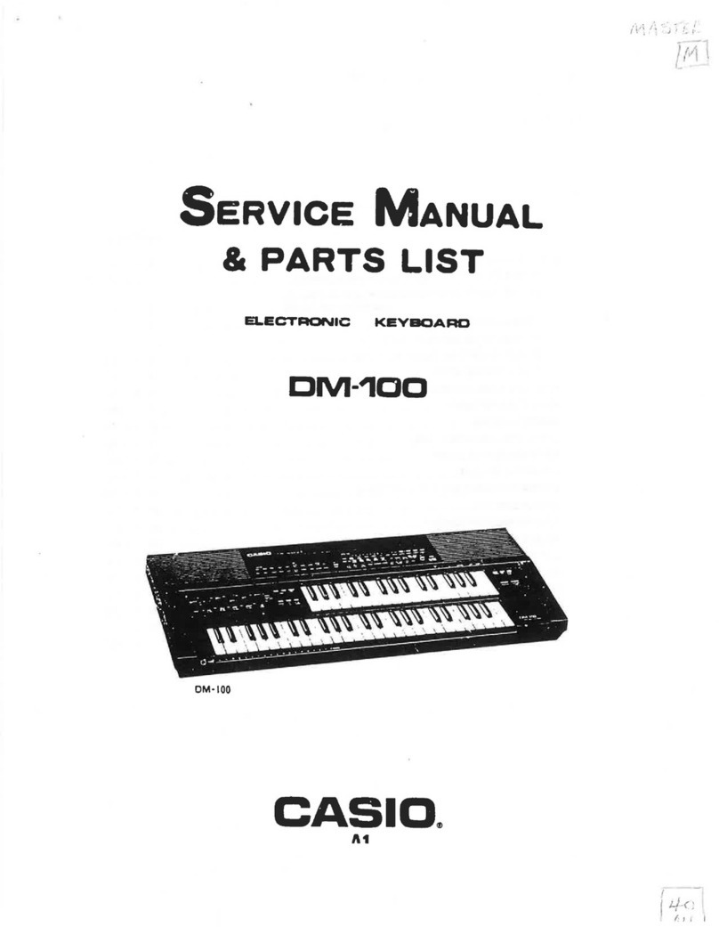 Casio DM-100 User manual