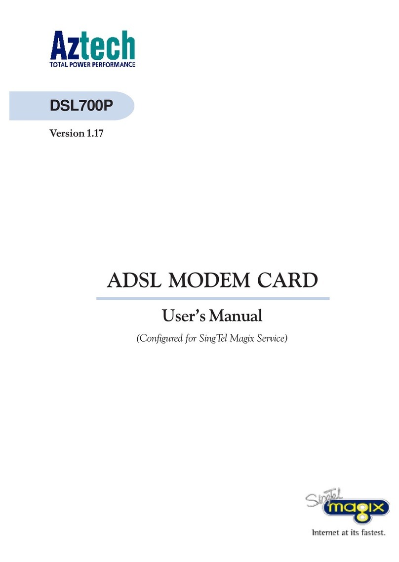 Aztech DSL700P User manual